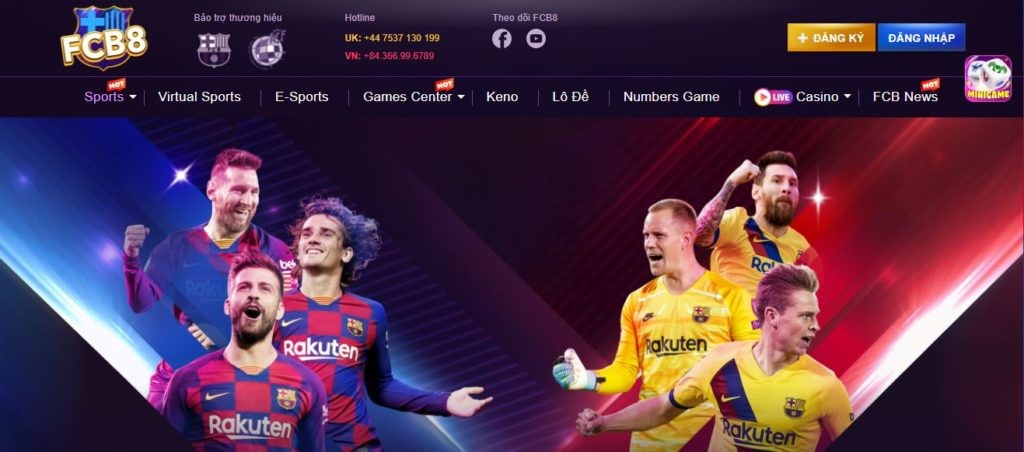 Cá độ thể thao tại nhà cái Fcb8